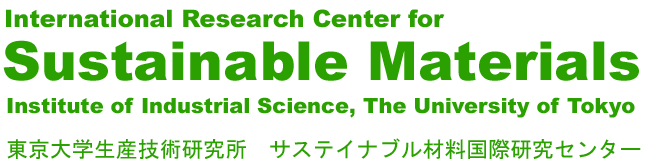 International Research Center for Sustainable Materials / ������w���Y�Z�p�������T�X�e�C�i�u���ޗ����ی����Z���^�[